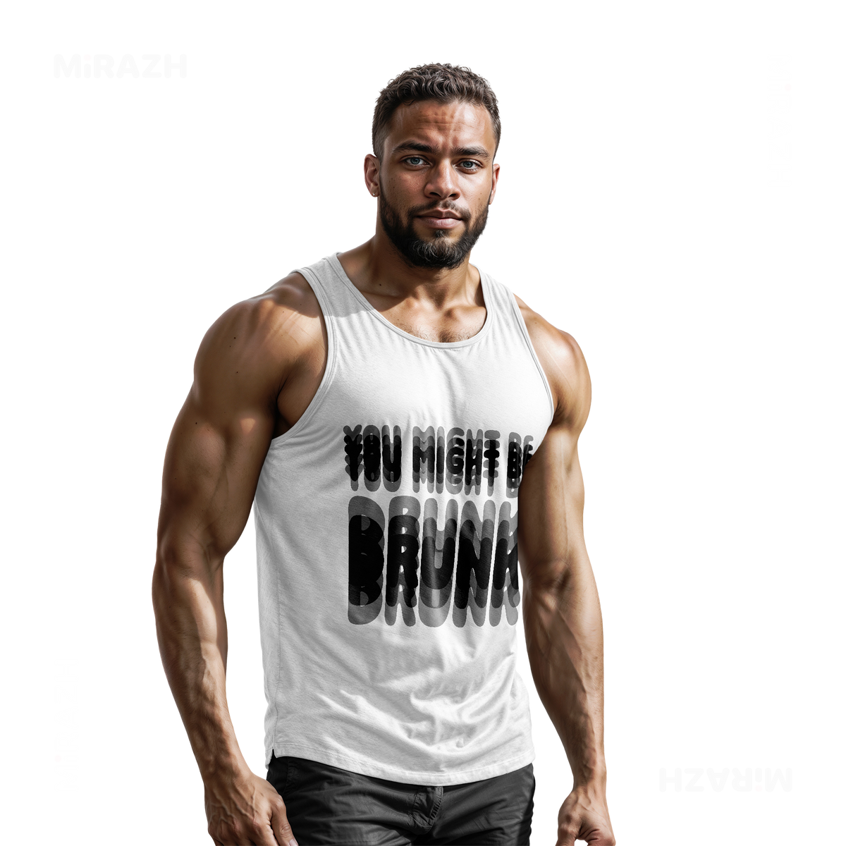 YouMightBeDrunk Tank Tops 02 White