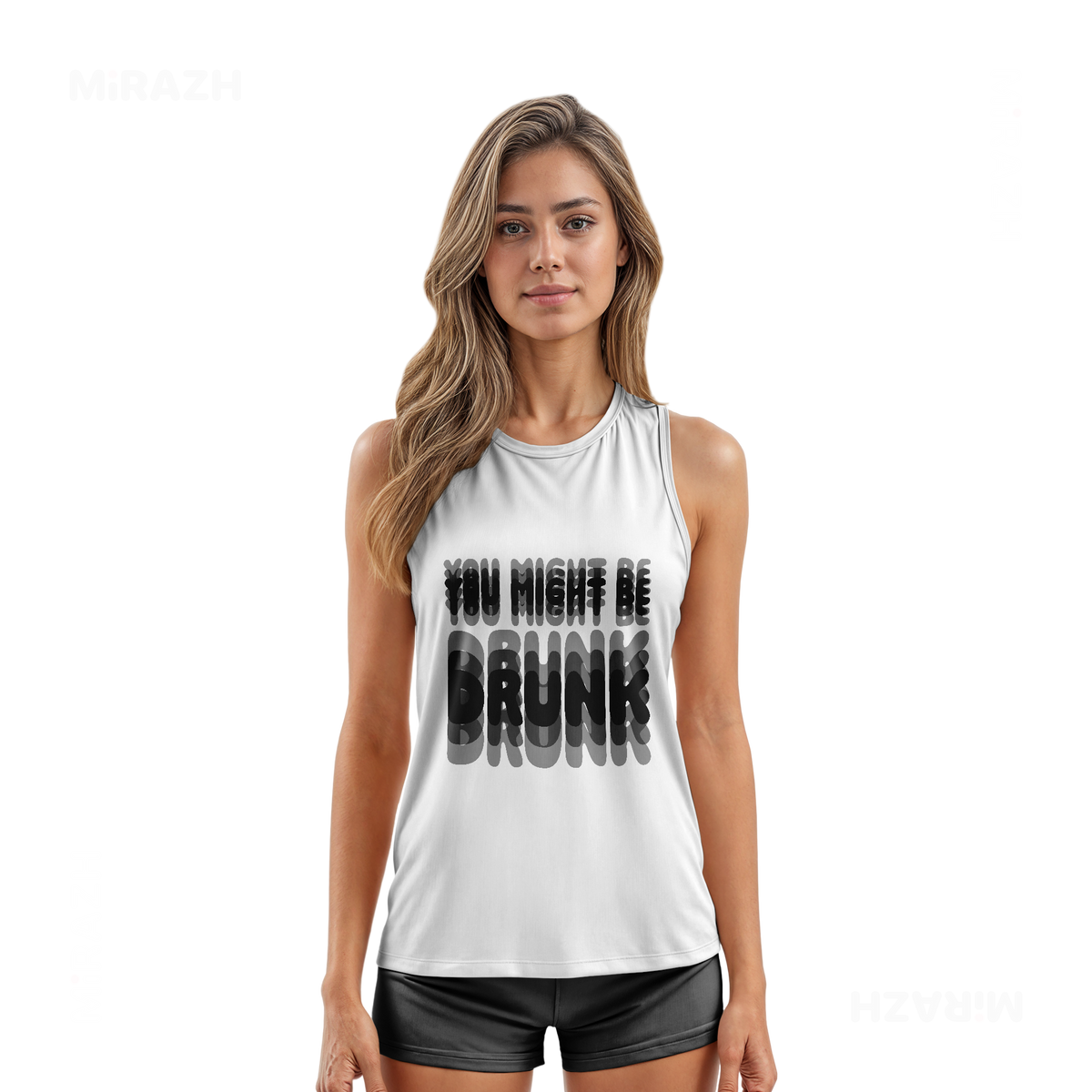 YouMightBeDrunk Tank Tops 03 White