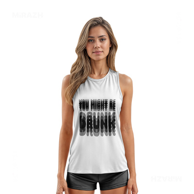 YouMightBeDrunk Tank Tops 03 White