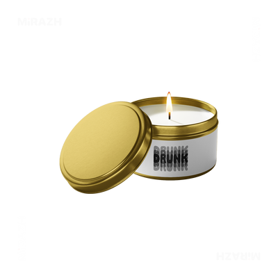YouMightBeDrunk Tin Candle 01 Gold