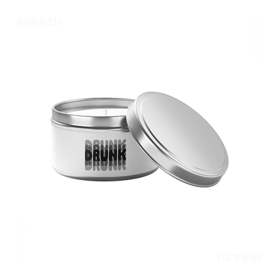 YouMightBeDrunk Tin Candle 03 Silver