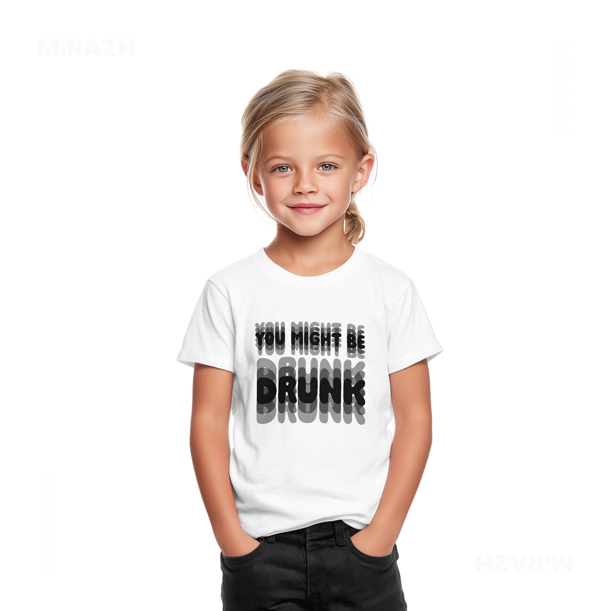 YouMightBeDrunk Toddler T Shirt 02 White