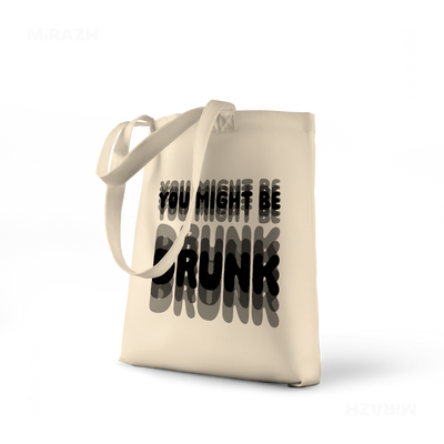 YouMightBeDrunk Tote Bags 01 Natural