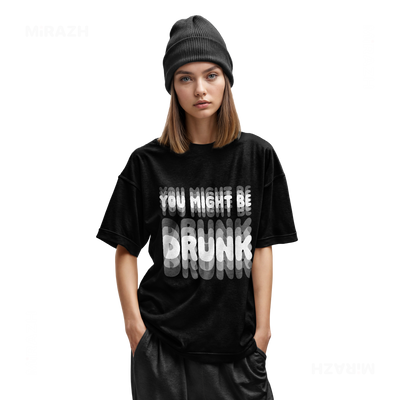 YouMightBeDrunk Youth T Shirt 02 Black