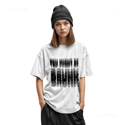 YouMightBeDrunk Youth T Shirt 02 White