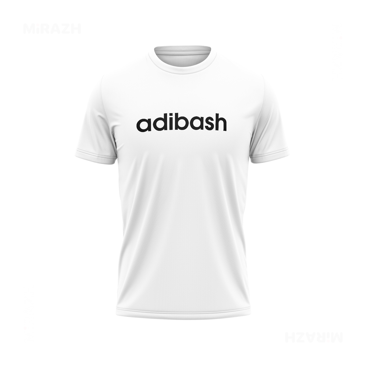 adibash Adult T Shirt 01 White