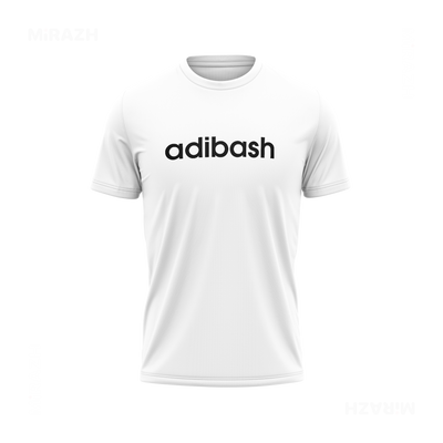 adibash Adult T Shirt 01 White