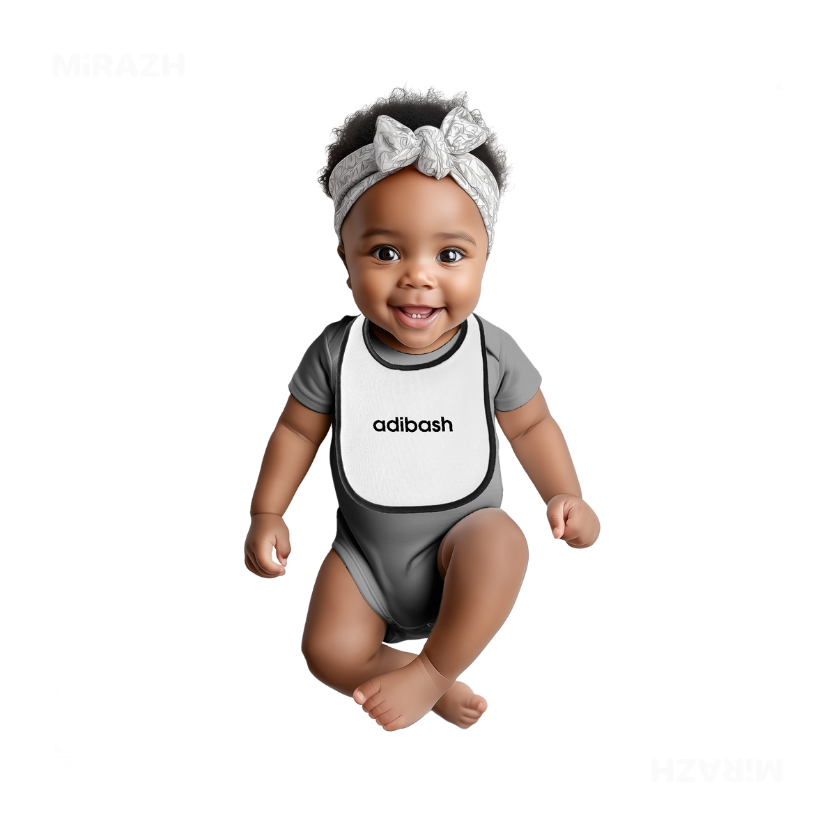 adibash Baby Bibs 04 White Black