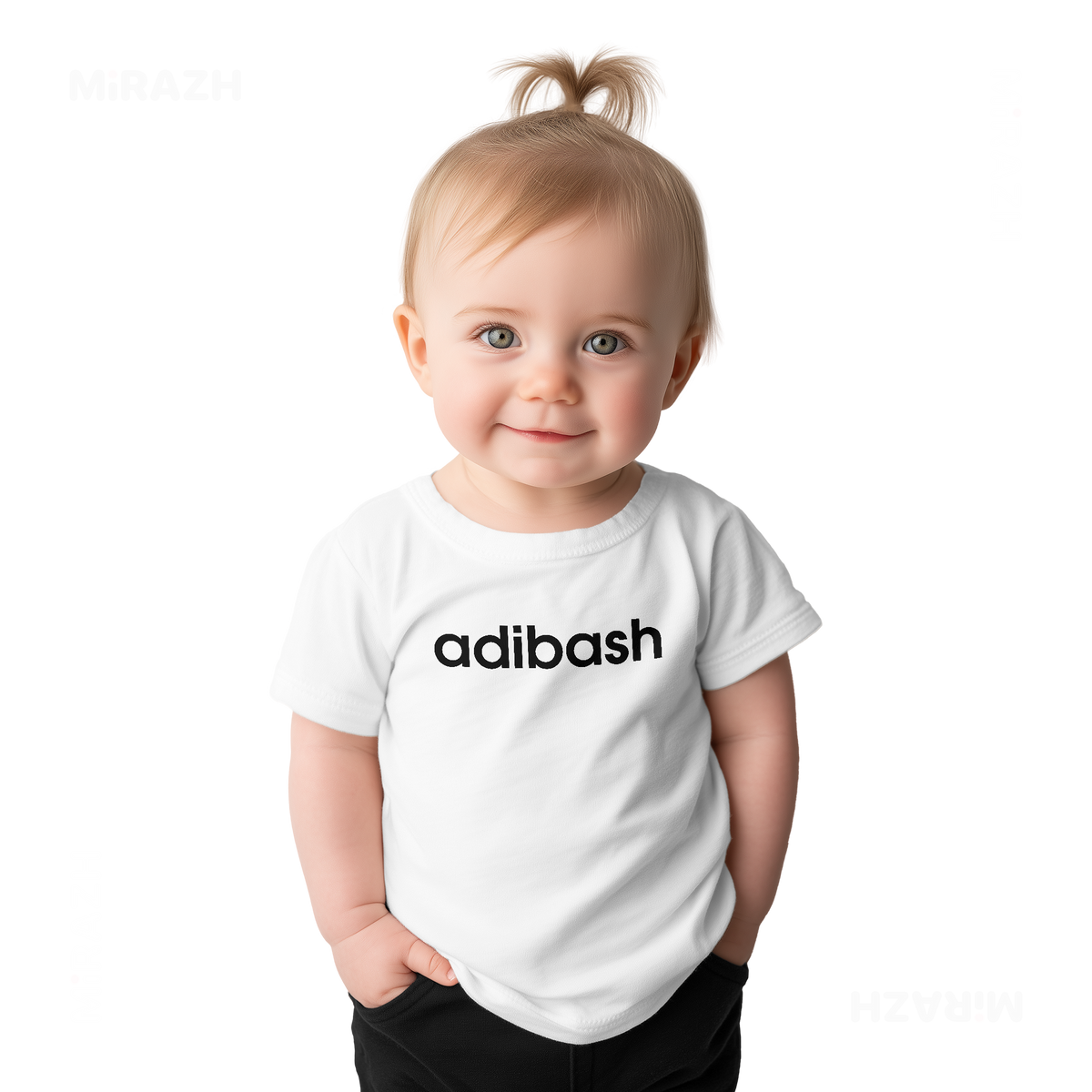 adibash Baby T Shirt 02 White