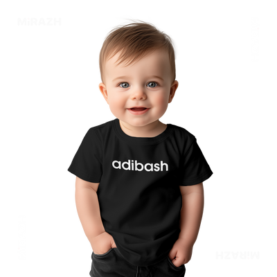 adibash Baby T Shirt 03 Black