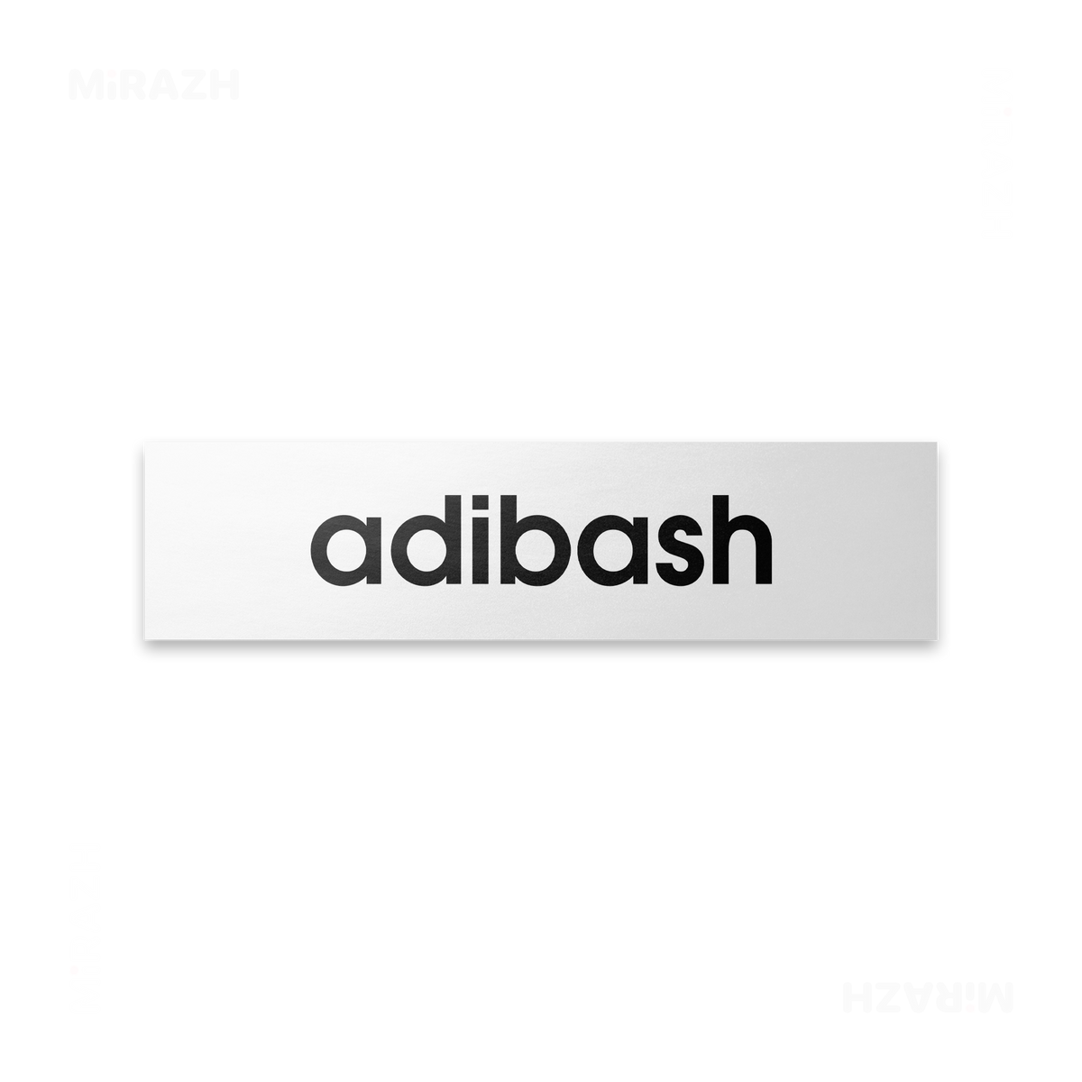 adibash Bumper Sticker 01