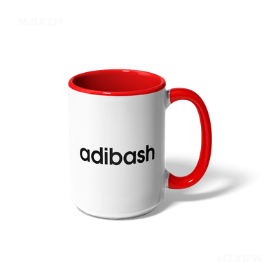 adibash Ceramic Mug 01 White Red