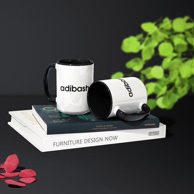 adibash Ceramic Mug 02 White Black