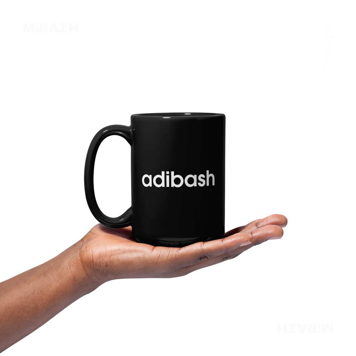 adibash Ceramic Mug 03 Black