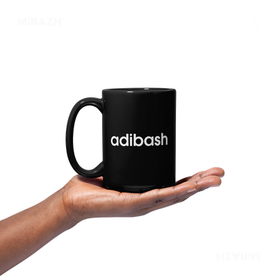 adibash Ceramic Mug 03 Black