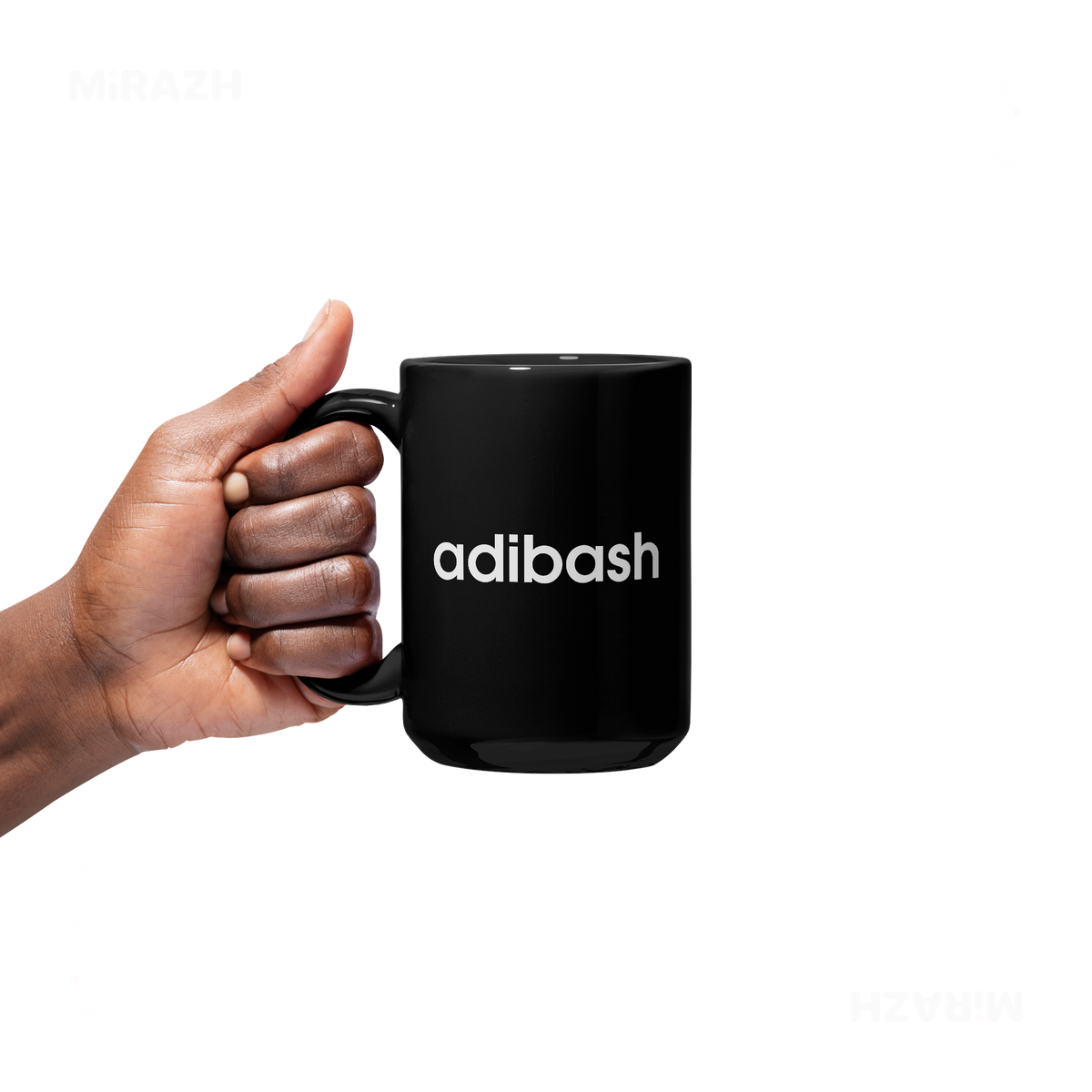 adibash Ceramic Mug 05 Black