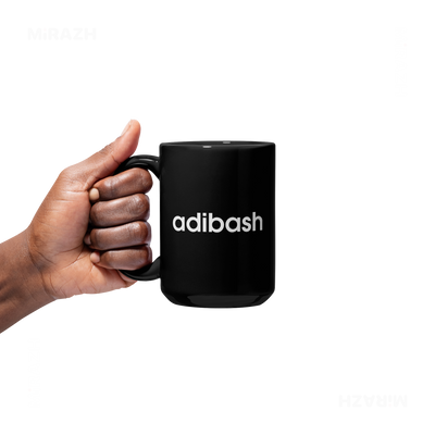 adibash Ceramic Mug 05 Black