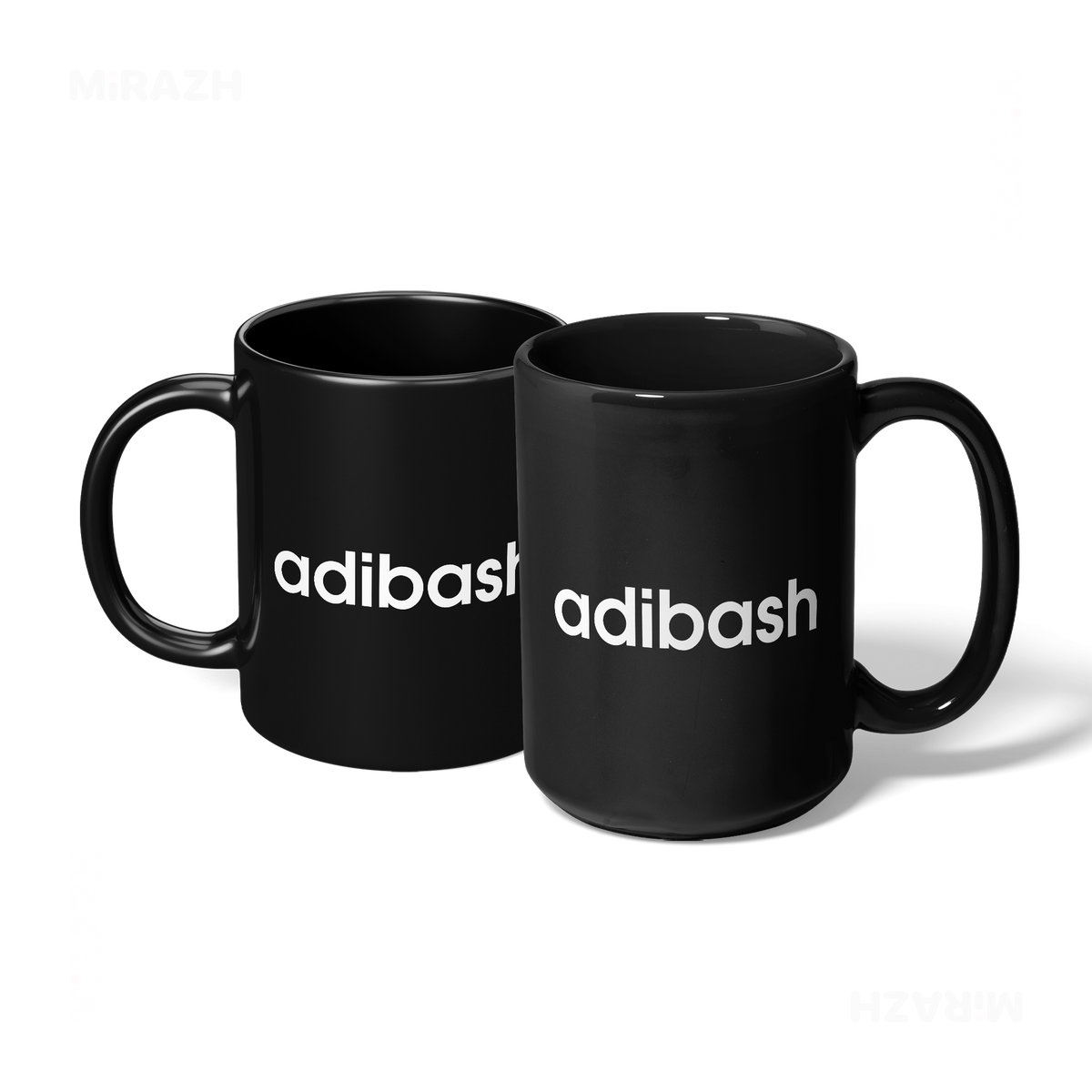 adibash Ceramic Mug 07 Black