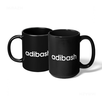 adibash Ceramic Mug 07 Black