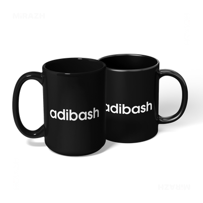 adibash Ceramic Mug 08 Black