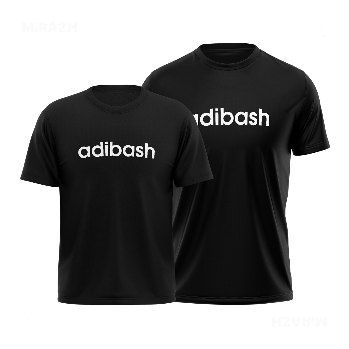 adibash Couple T Shirt 01 Black