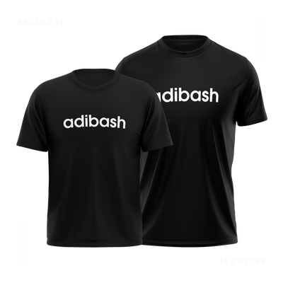 adibash Couple T Shirt 01 Black