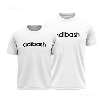 adibash Couple T Shirt 01 White