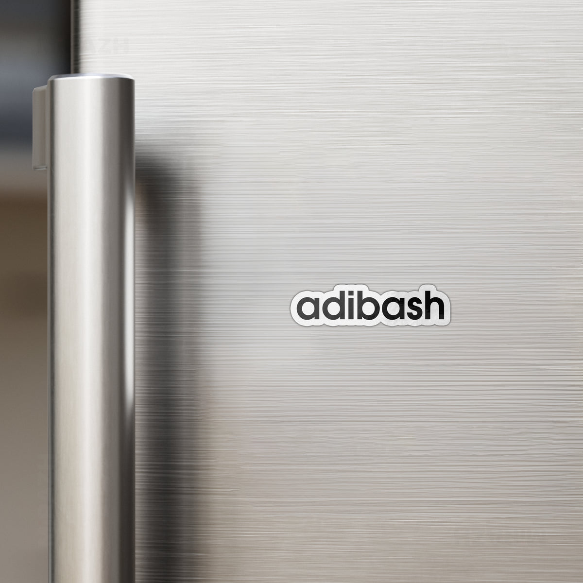 adibash Die Cut Magnet 02