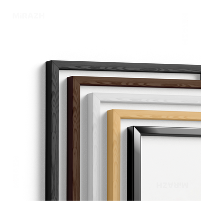 adibash Framed Poster 02 Black Aluminum