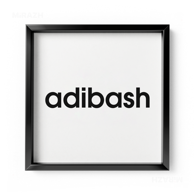 adibash Framed Poster 04 Black Aluminum