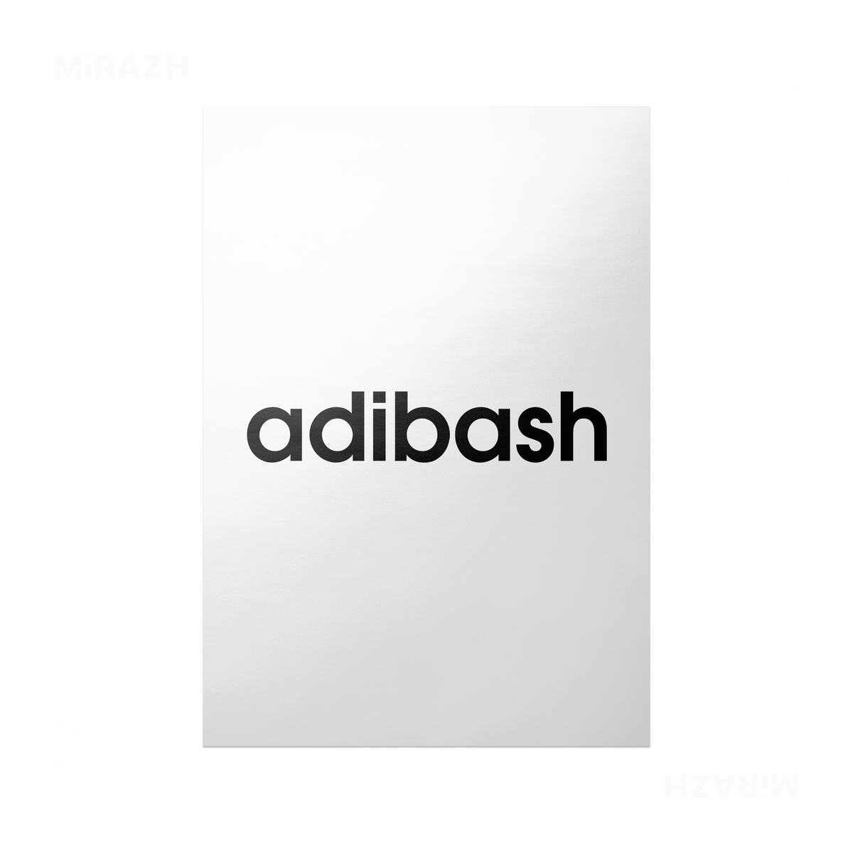 adibash Frameless Poster 01 Semi Glossy