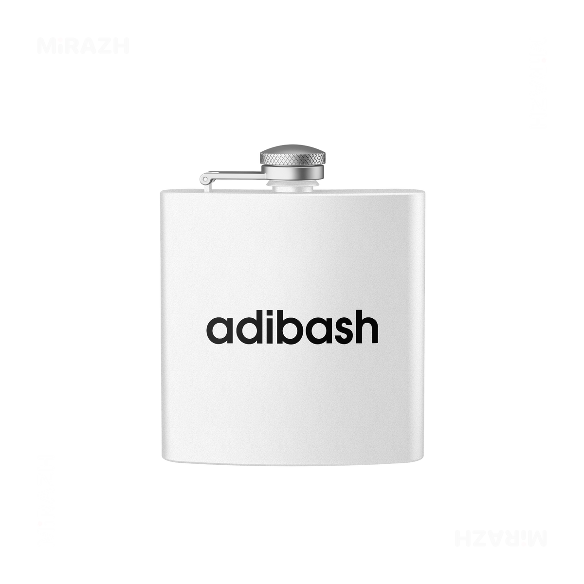 adibash Hip Flasks 01 White