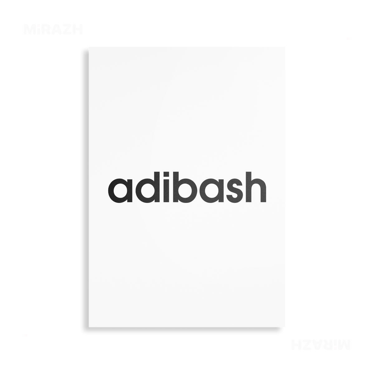 adibash Metallic Print 01 Aluminum