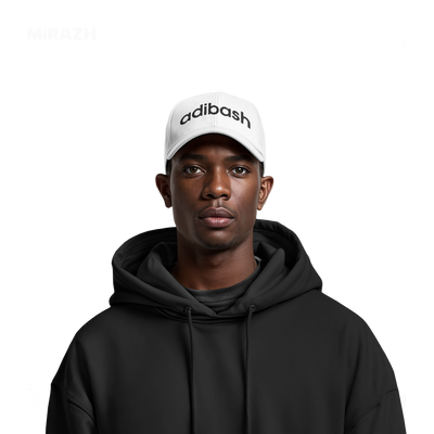 adibash Snapback Caps 06 White DTF