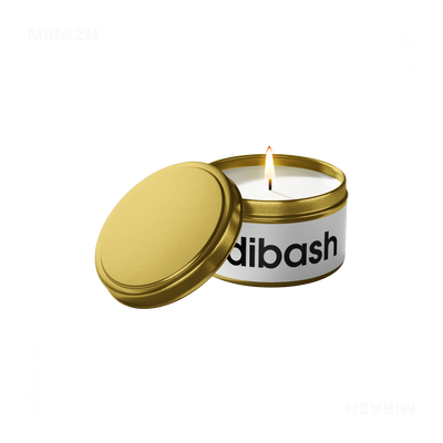 adibash Tin Candle 01 Gold