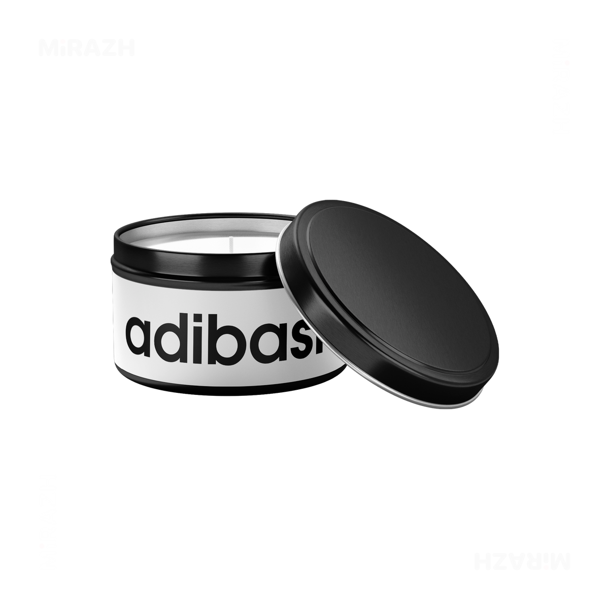 adibash Tin Candle 03 Black