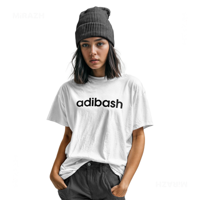 adibash Youth T Shirt 04 White