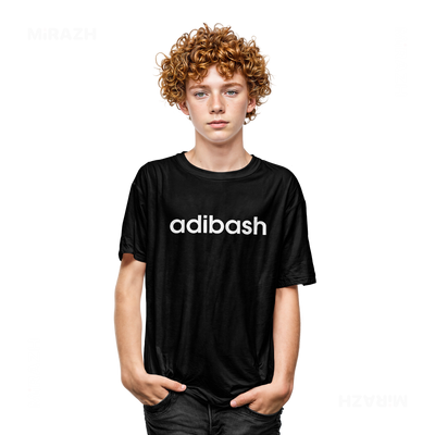 adibash Youth T Shirt 05 Black